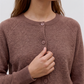 VMSIF LS O-NECK CARDIGAN NOOS - 10354014