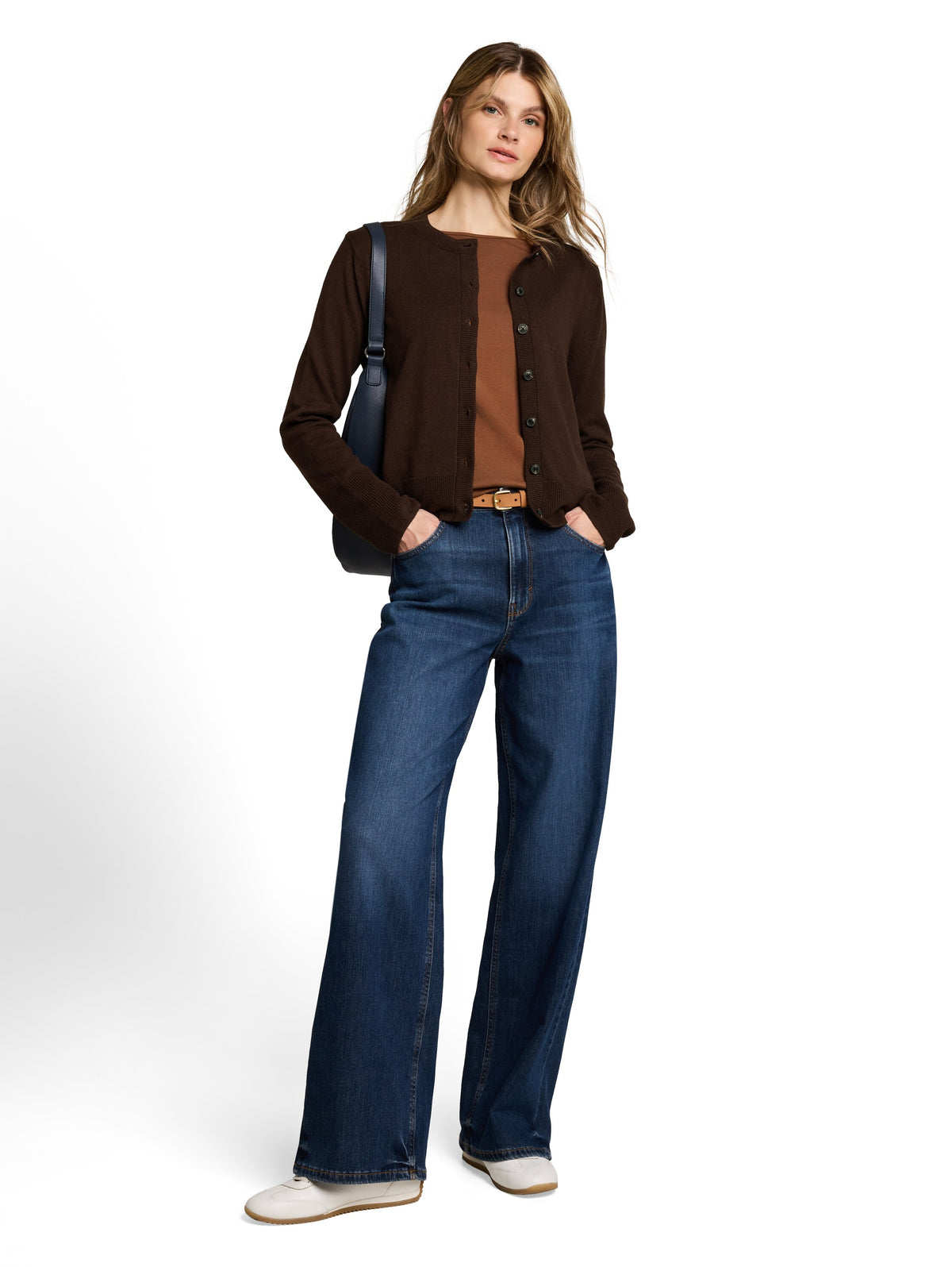 knit cashmere blend crewneck c - 1053395