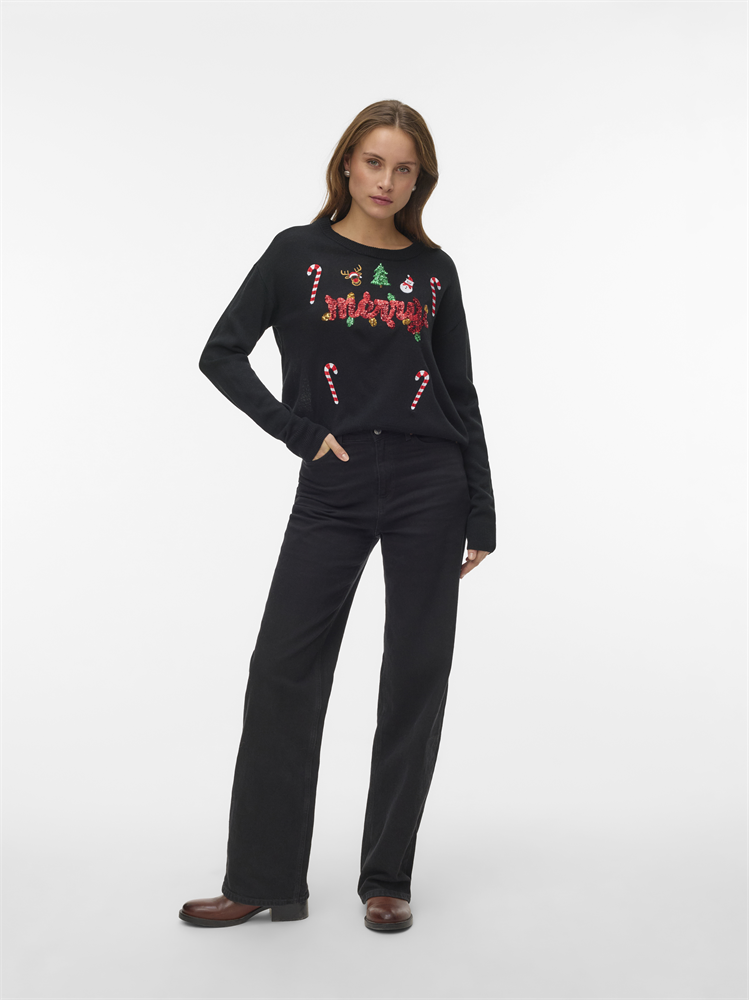 VMGLITTER LS O-NECK XMAS BOX - 10333074