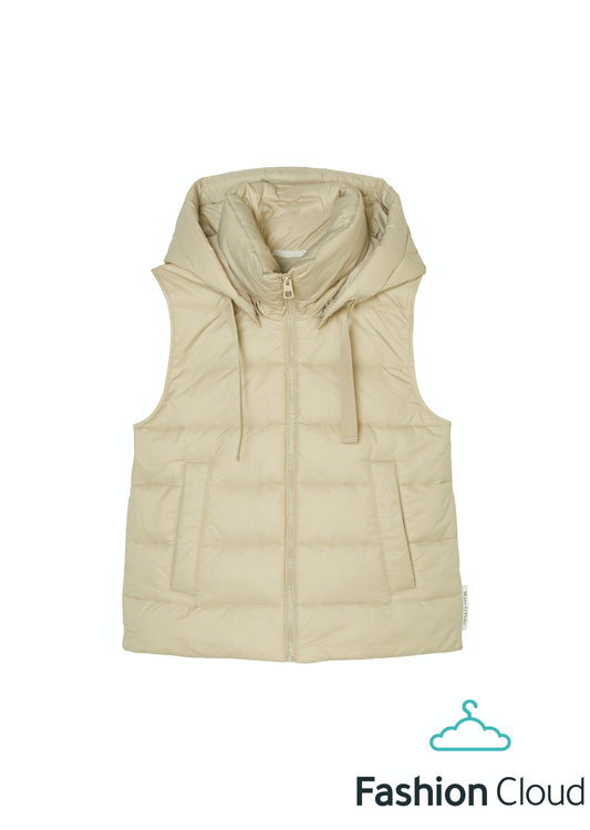 Recycled no down, vest, detachable - 308085172003