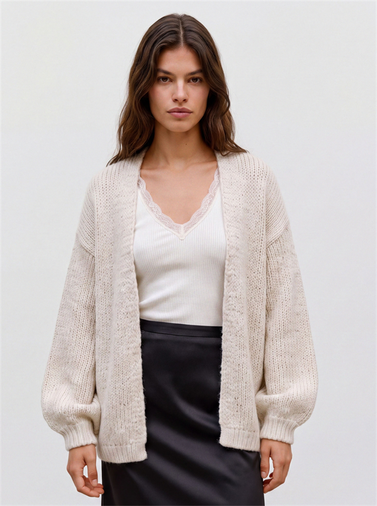 VMMAYBE LS OPEN CARDIGAN NOOS - 10273101