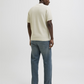 JPRCCEASTON KNIT SPLIT NECK SS SN - 12273012