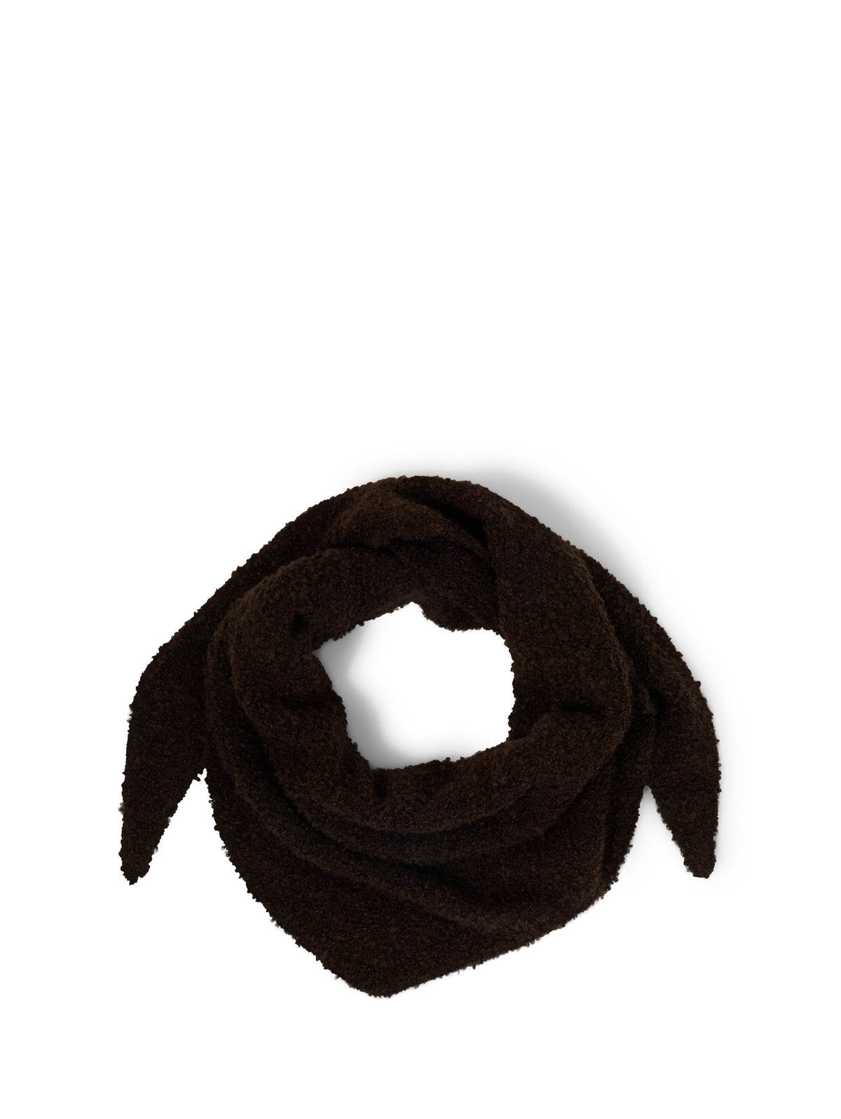 bouclé triangel scarf - 1052057