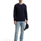 cotton cashmere crewneck knit - 1048015