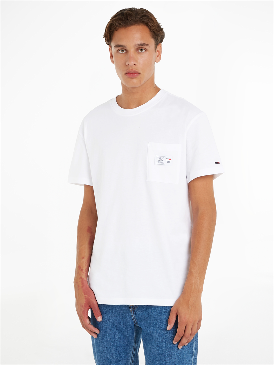 TJM CLSC LABEL RINGER TEE - DM0DM16317