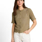 Knit structure mix cardigan - 1051349
