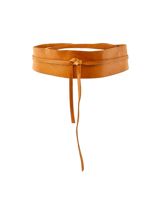 PCVIBS LEATHER TIE WAIST BELT NOOS - 17028428