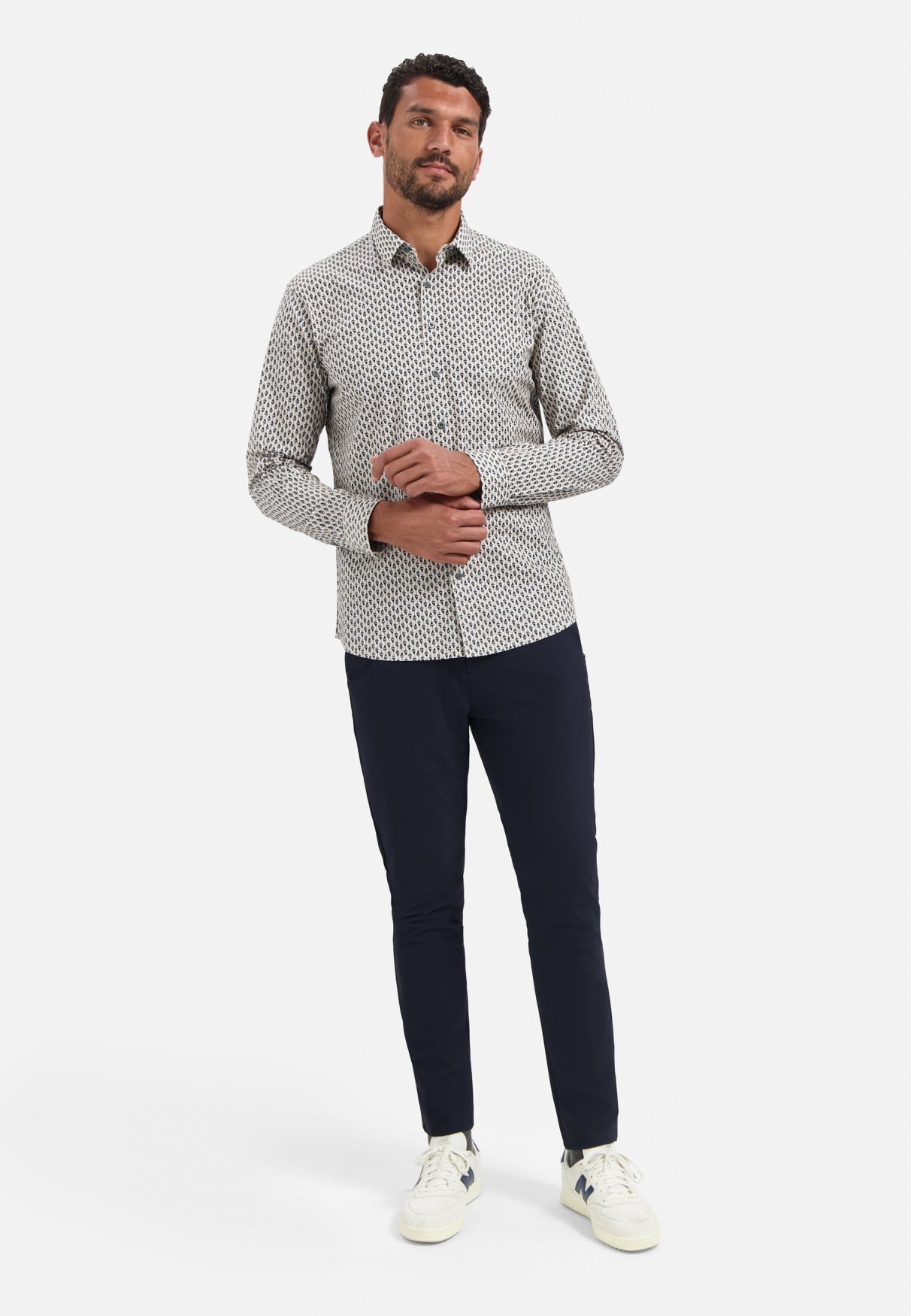 Shirt Stretch Allover Printed - 29430922