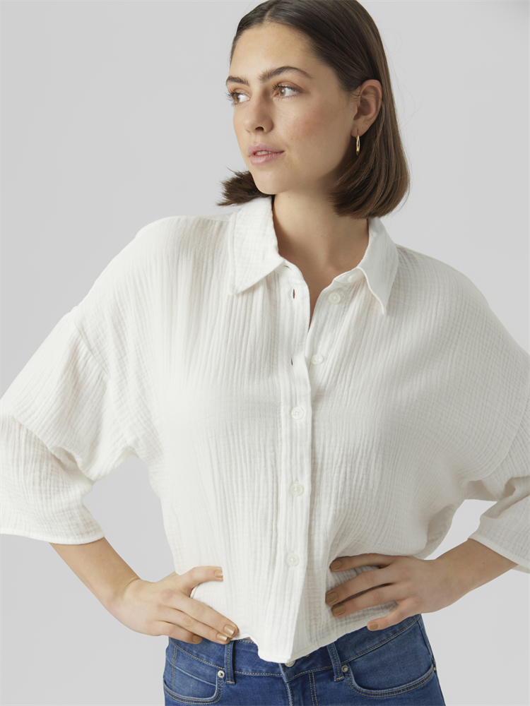 VMNATALI CROP SHIRT WVN NOOS - 10279685
