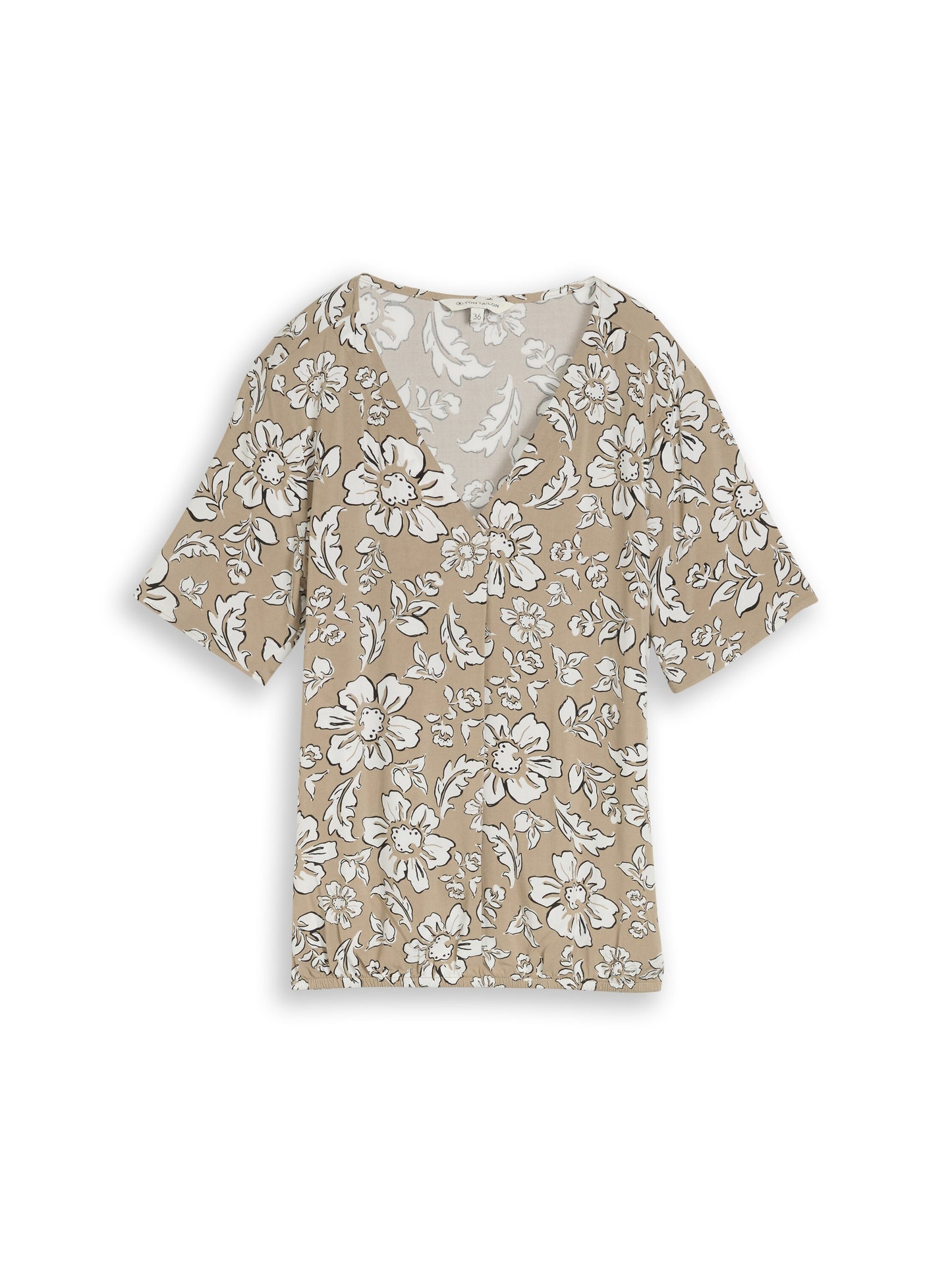 blouse v-neck shape - 1051084
