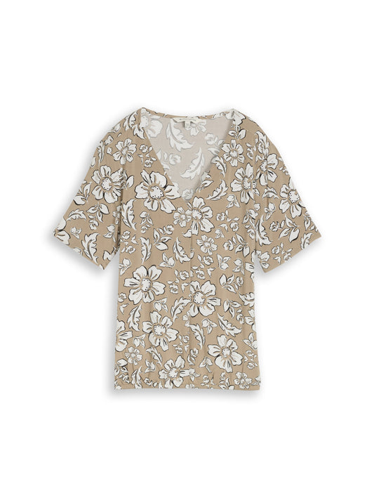 blouse v-neck shape - 1051084