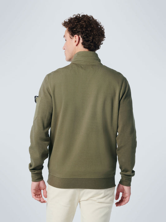 Sweater Full Zipper Twill Jacquard - 19100224