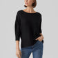 VMNORA 3/4 BOATNECK BLOUSE  NOOS - 10281013