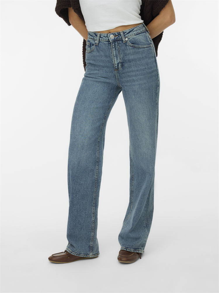 VMTESSA HR WIDE JEANS RA394 GA - 10311179