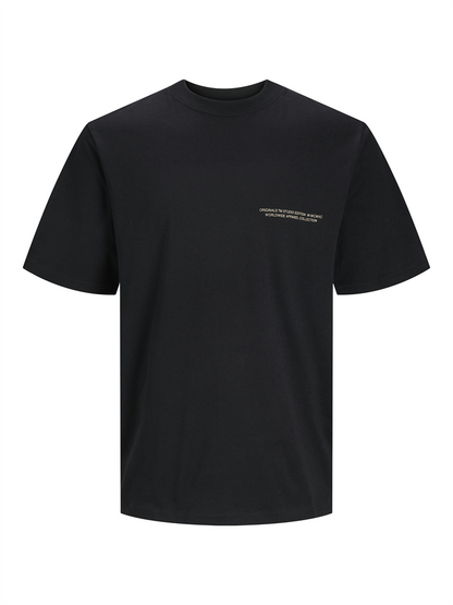 JORSHADOWBACK TEE SS CREW NECK BLK - 12247227