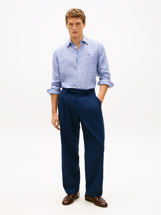 LINEN BENGAL STRIPE RF SHIRT - MW0MW42400