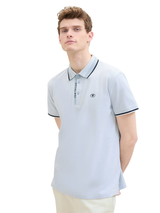 detailed pique polo - 1040937