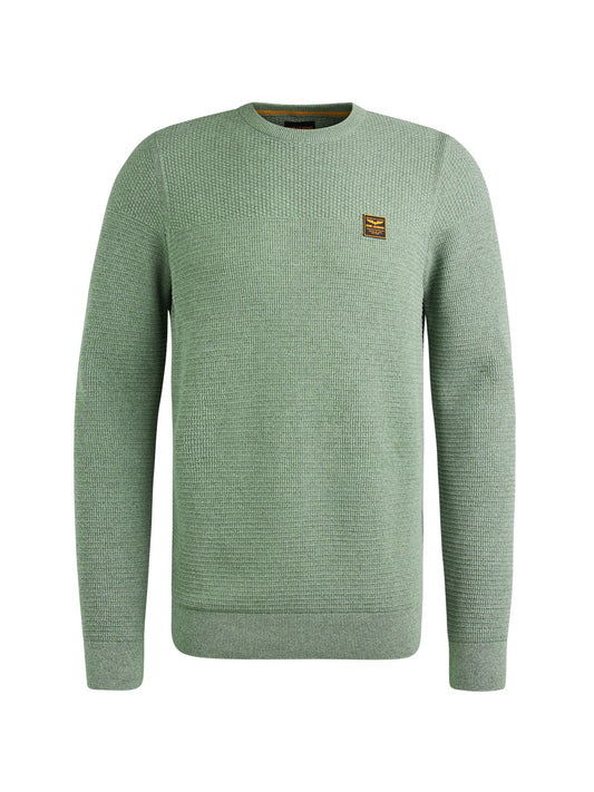 Crewneck collar cotton mouline - PKW2411300