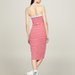 TJW LOGO TAPE STRIPE TUBE DRESS - DW0DW17922