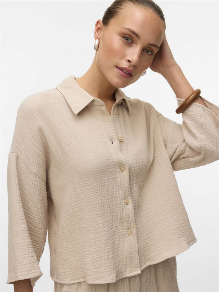 VMNATALI CROP SHIRT WVN NOOS - 10279685