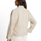 blazer jacket with linen - 1049779