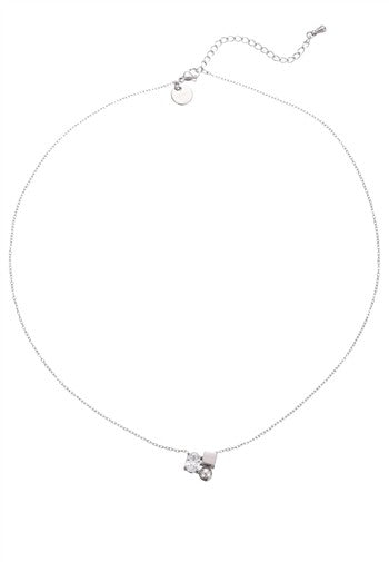 kurze Halskette stain. platiniert s - 210226789