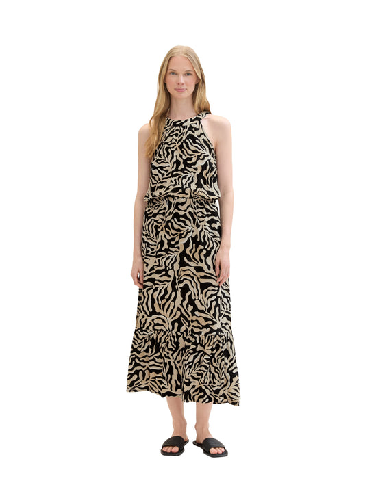 printed maxi dress - 1041525