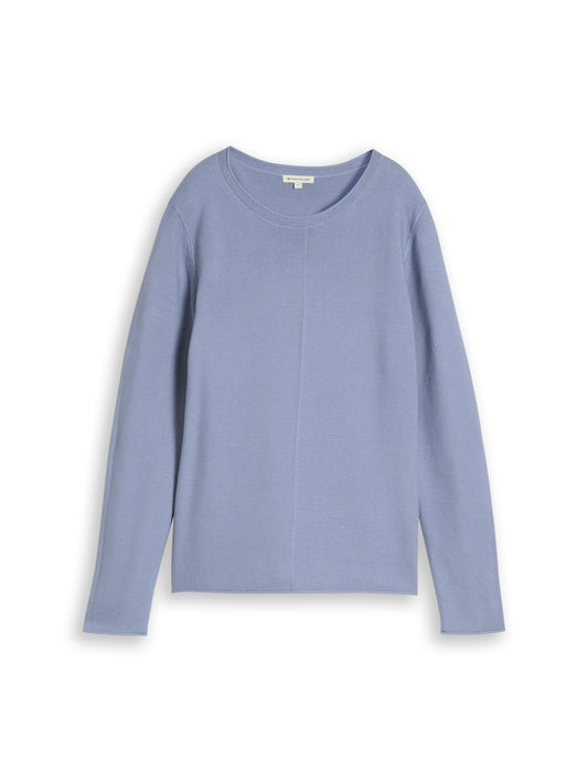 knit structure crewneck - 1052023