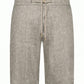 Short Chino With Linen - 318190311