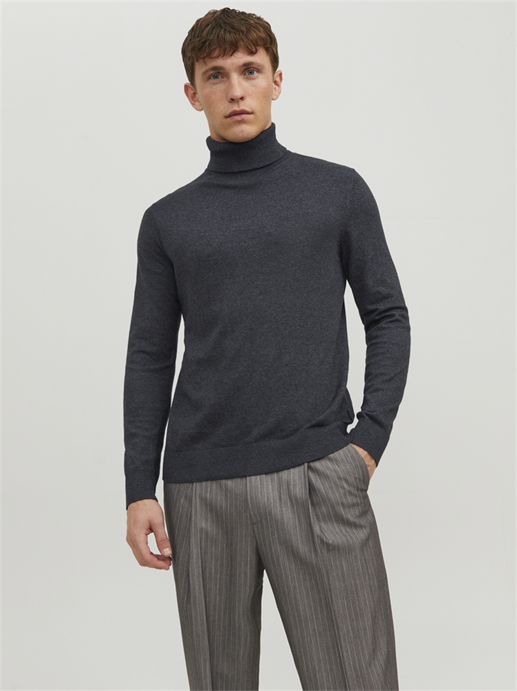 JJEEMIL KNIT ROLL NECK NOOS - 12157417