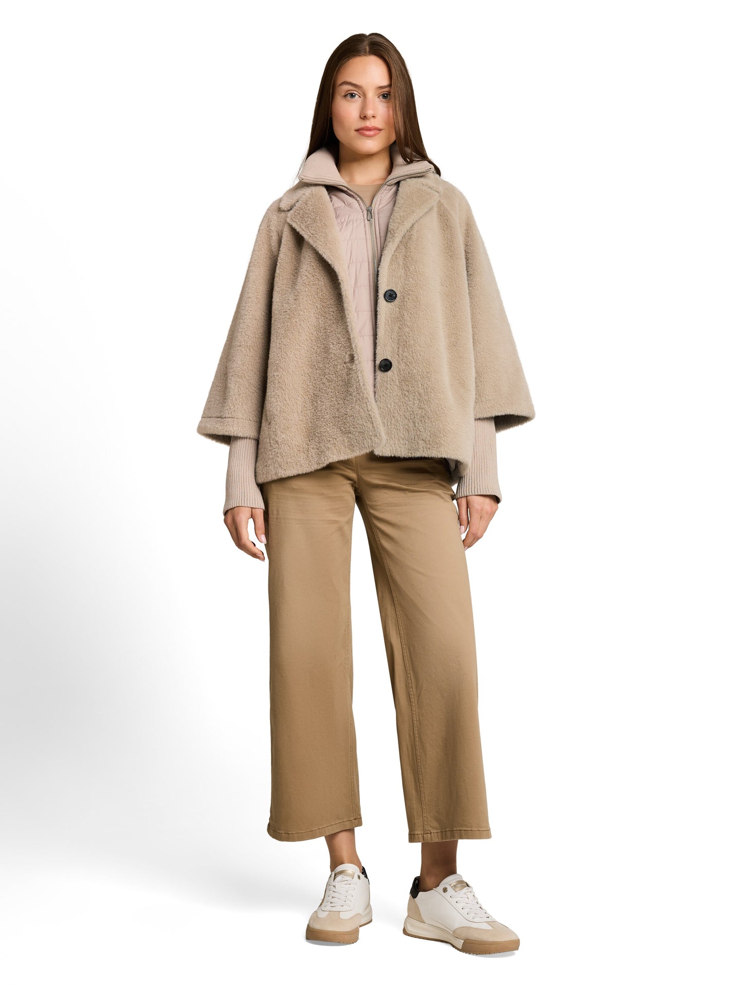 cosy cape jacket - 1051134