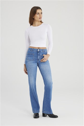 high waist bootcut - Diana