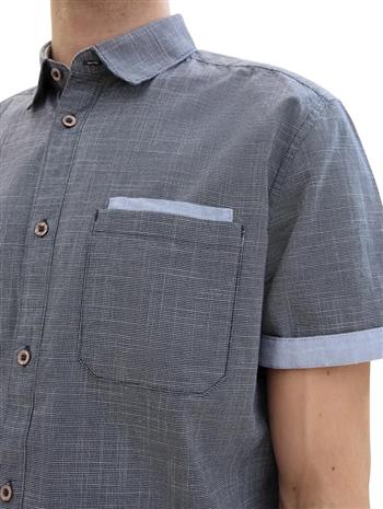 structured slubyarn shirt - 1041362