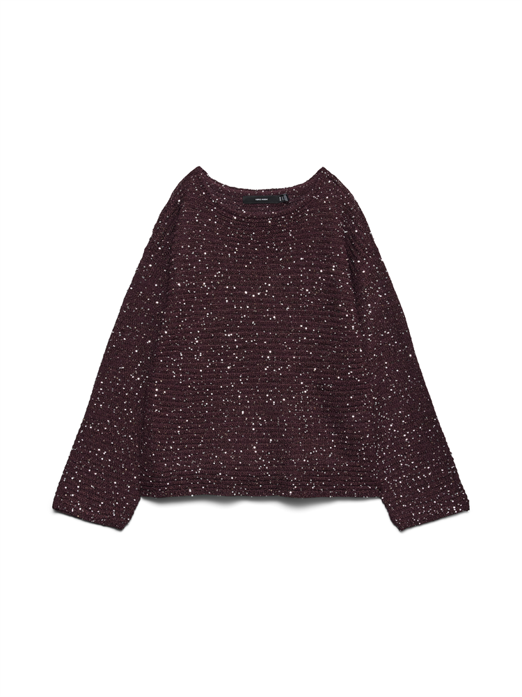VMLEILANI STITCH LS BOATNECK PULLOV - 10336582