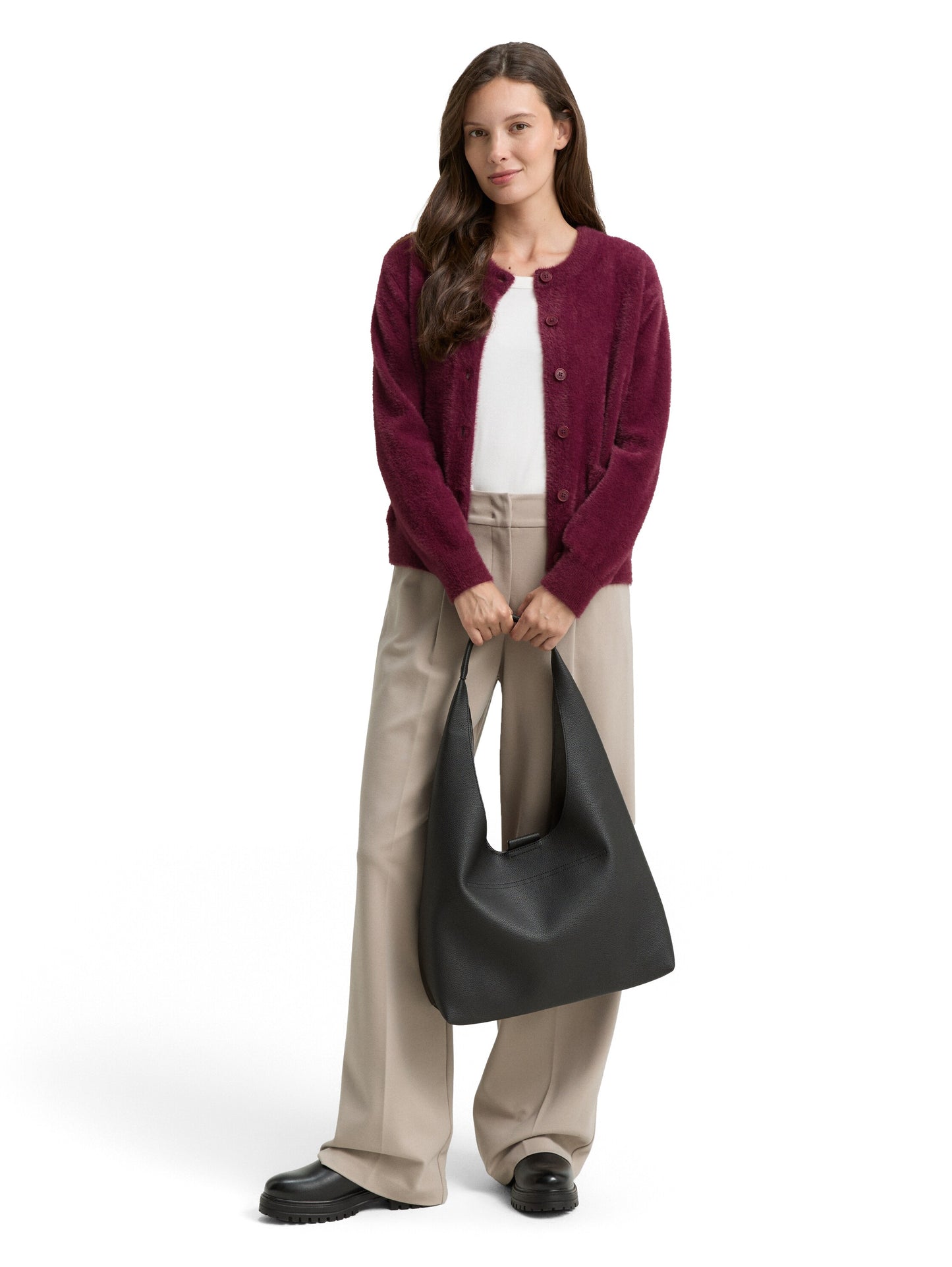 knit cardigan with buttons - 1048318