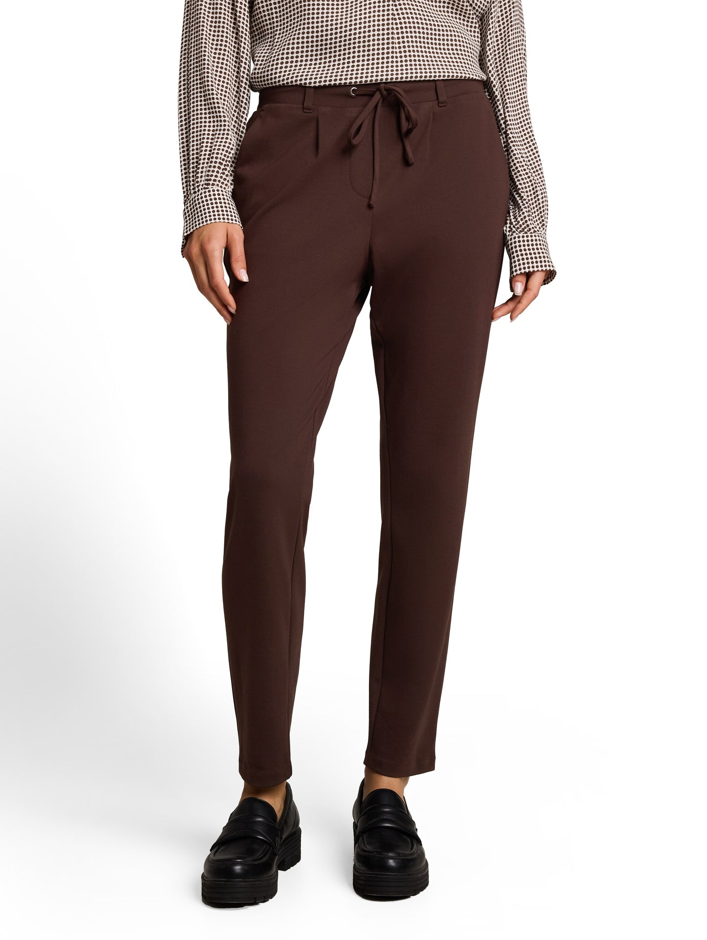jersey loose fit pants ankle - 1008375