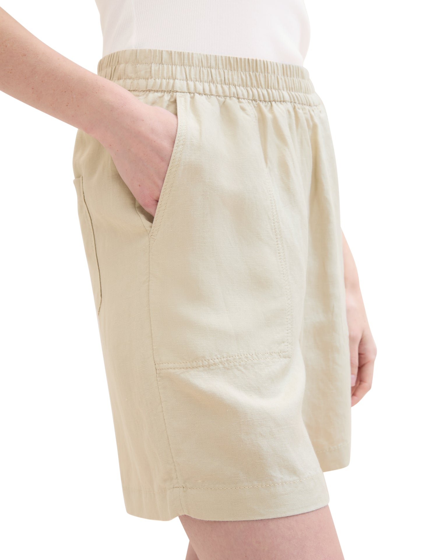 bermuda linen pants - 1041913