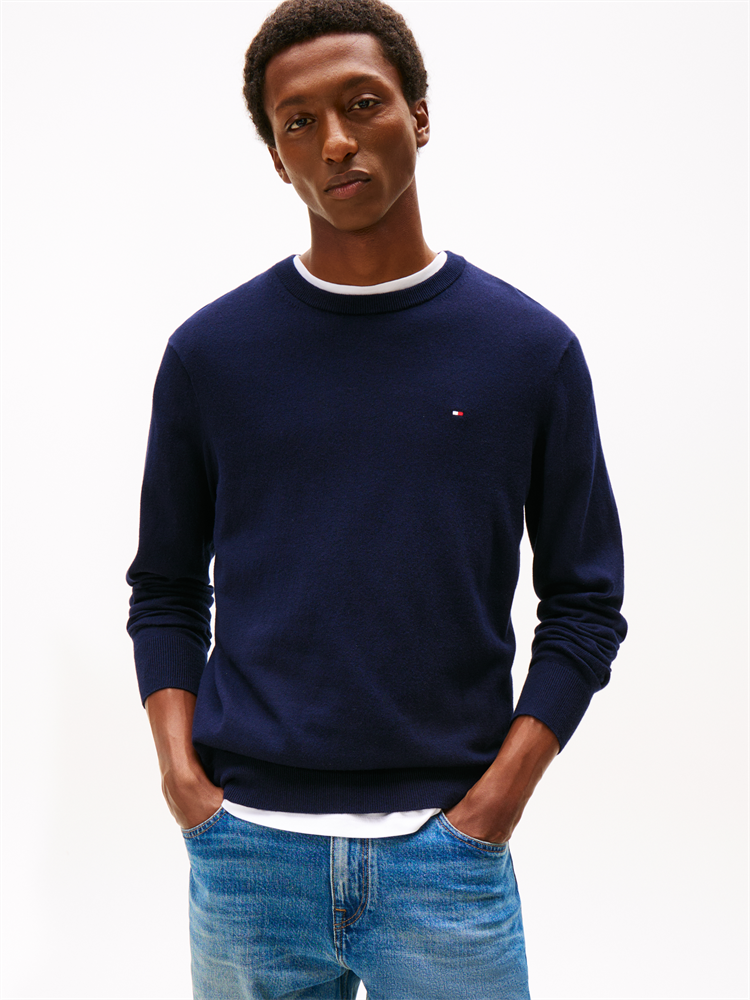 PIMA ORG CTN CASHMERE CREW NECK - MW0MW28046
