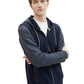 detailed hoodie sweat jacket - 1040923