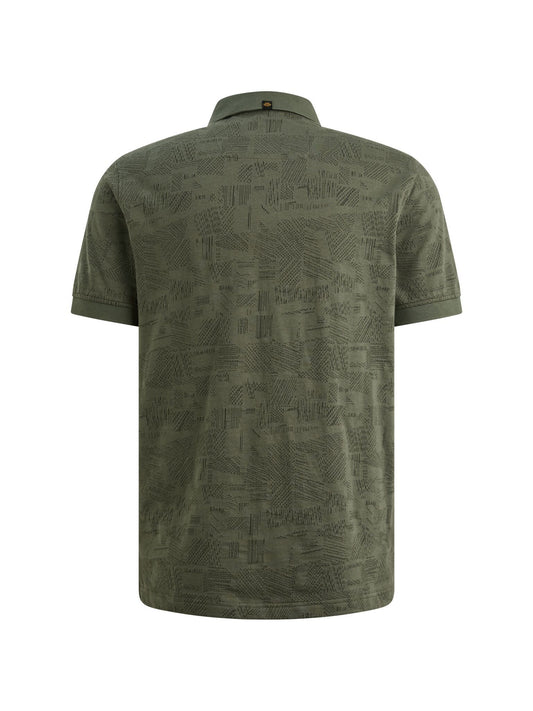 Short sleeve polo jacquard jersey - PPSS2603883