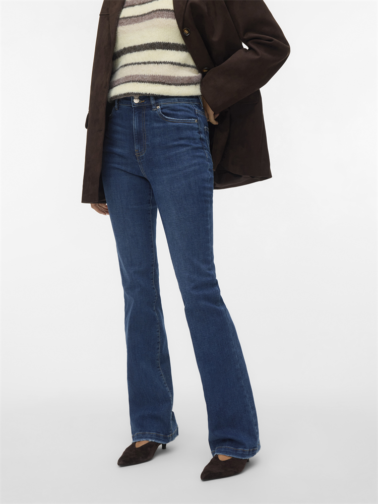 VMTANNA HR FLARED JEANS SI327 - 10334168