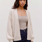 VMMAYBE LS OPEN CARDIGAN NOOS - 10273101