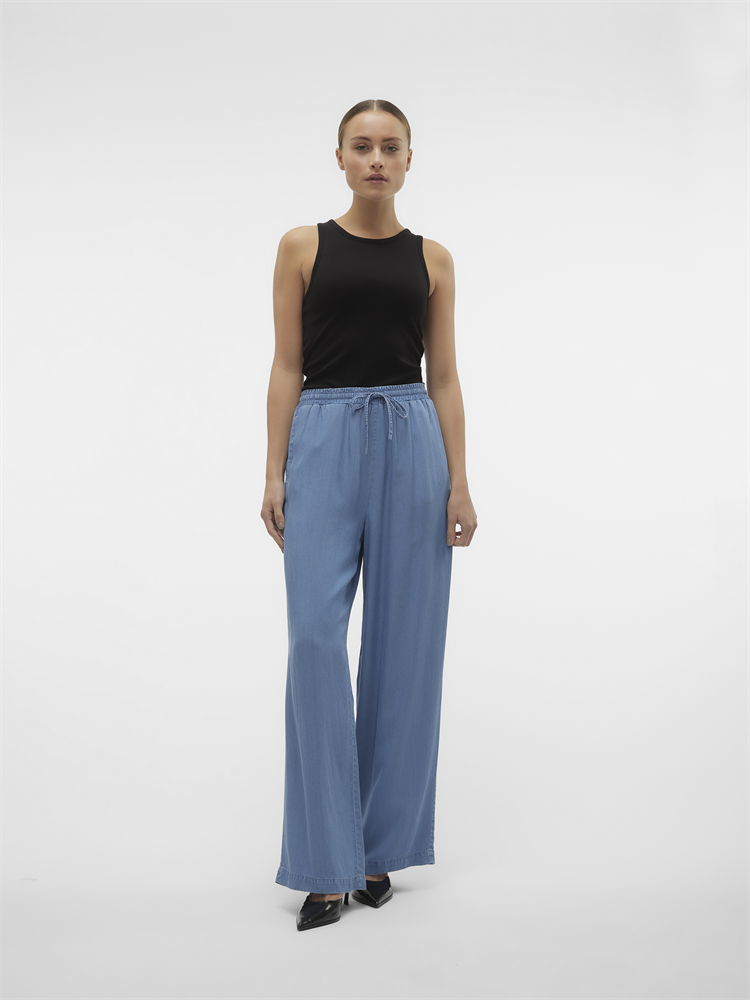 VMBREE HW LONG LOOSE TENCEL PANTS G - 10304898