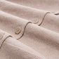 knit cardigan with saddle shou - 1047700