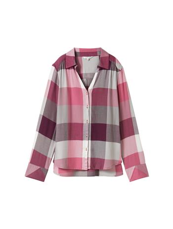 checked blouse - 1043208