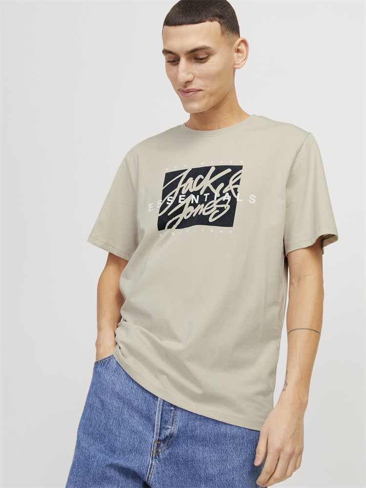 JJCOLTON TEE SS CREW NECK LN - 12268439