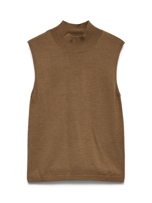 AWCARA SL HIGH NECK WOOL KNIT TOP - 10350120