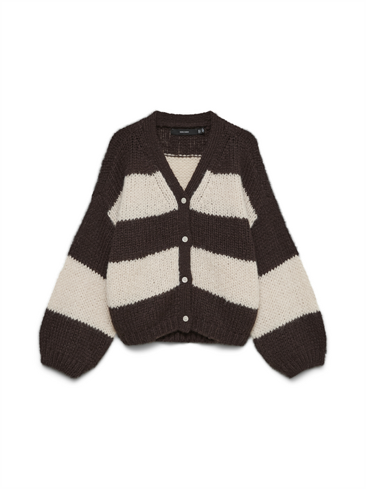 VMMAYBE LS V-NECK BUTTON CARDIGAN N - 10351623