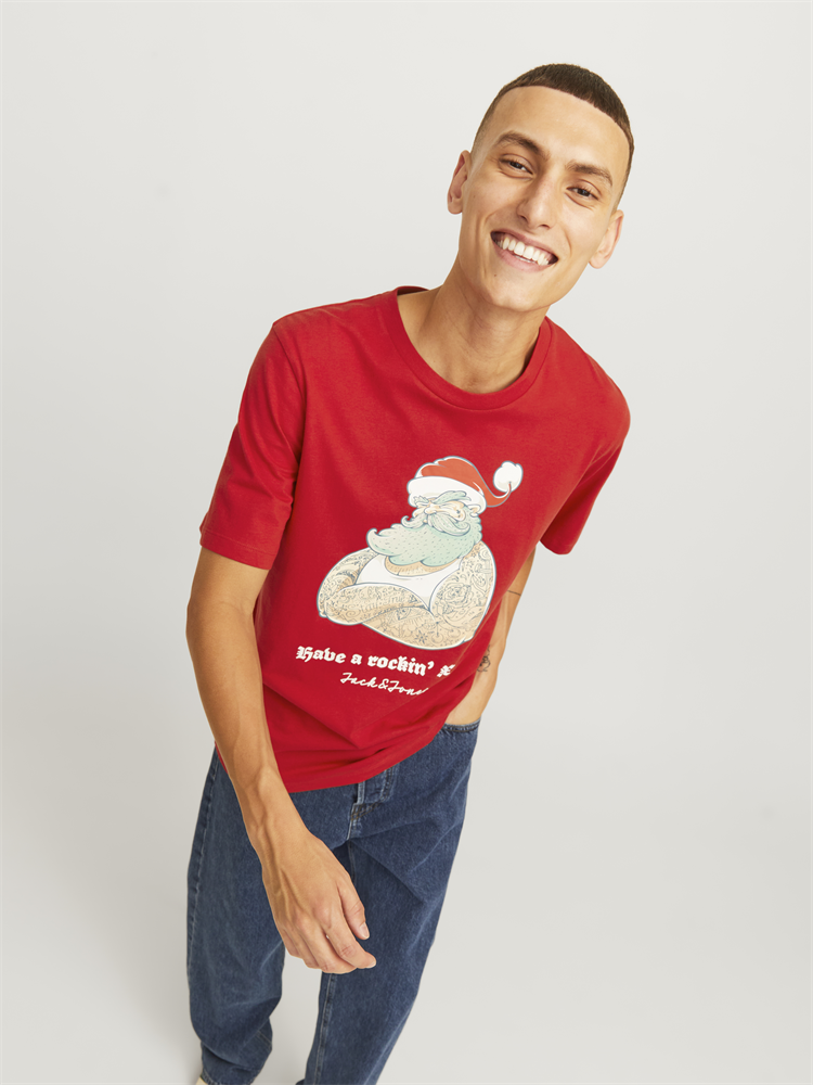 JJXMAS FUNNY TEE SS CREW NECK - 12265357