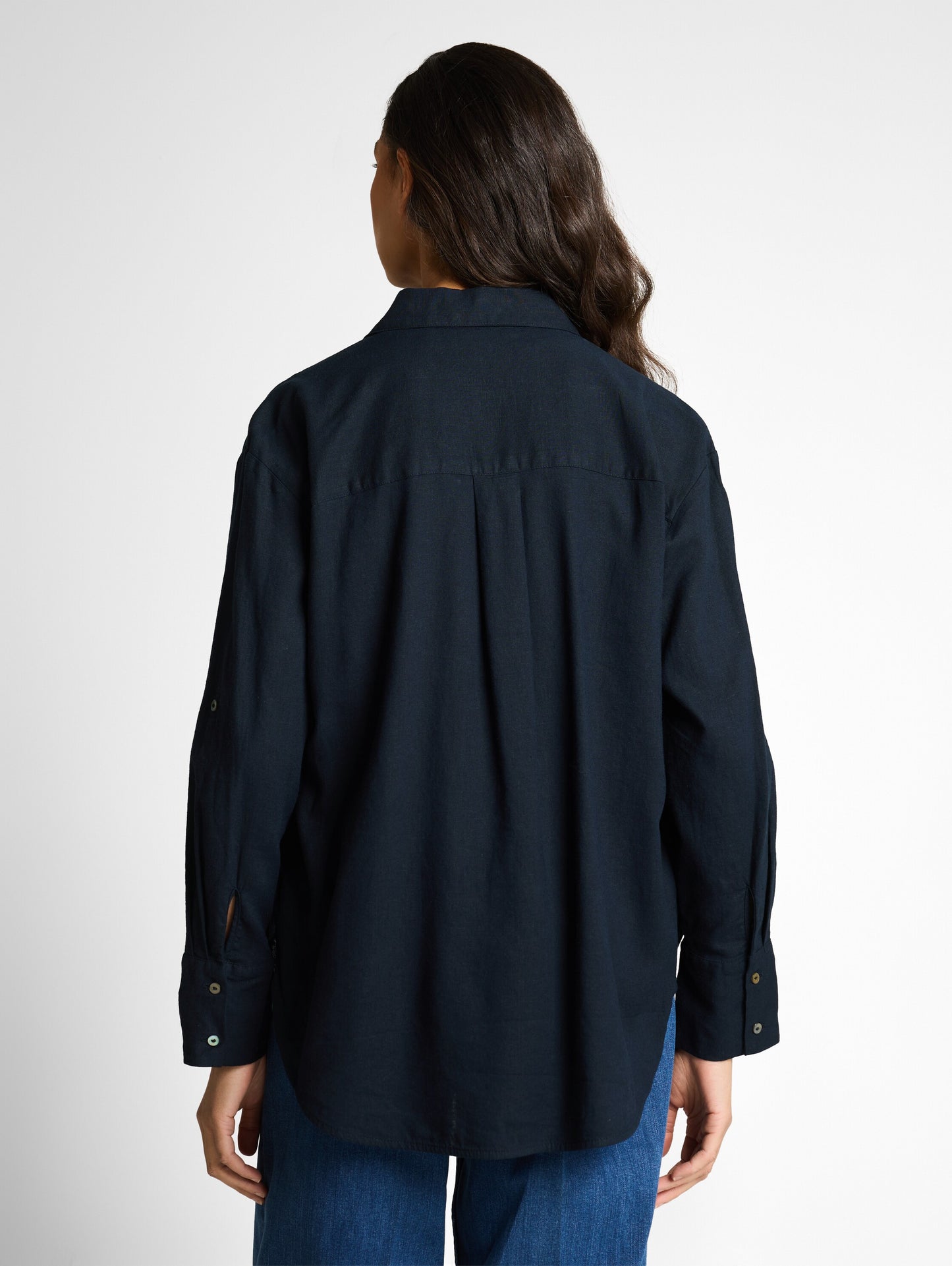 blouse shirt with linen - 1050608